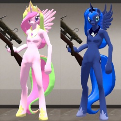 Princess Celestia/Luna Sniper Model by Kassgrein
