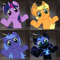 Shrugging Ponies No Entry Signs