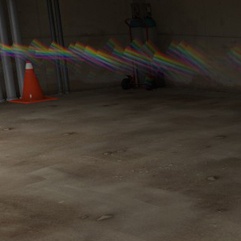 Rainbow Smoke Trail